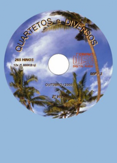 Quartetos Diversos - 261 Hinos - CD-MP3